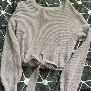 Hollister Knot-Front Sweater